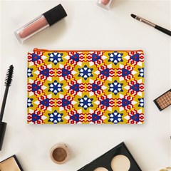 Wavey shapes pattern                                                              Cosmetic Bag from ArtsNow.com Front