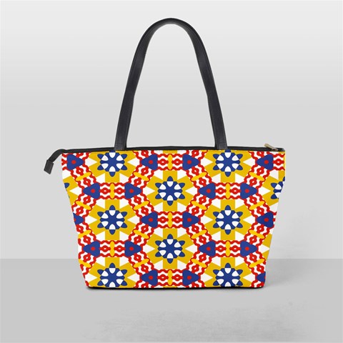 Wavey shapes pattern                                                              Classic Shoulder Handbag from ArtsNow.com Back