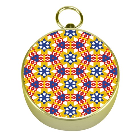 Wavey shapes pattern                                                              Gold Compass from ArtsNow.com Front