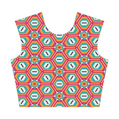 Hexagons and stars pattern                                                                Cotton Crop Top from ArtsNow.com Front