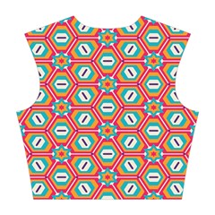 Hexagons and stars pattern                                                                Cotton Crop Top from ArtsNow.com Back