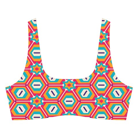 Hexagons and stars pattern                                                               Cross Back Hipster Bikini Set from ArtsNow.com Front