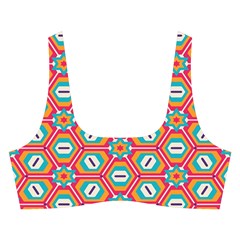 Hexagons and stars pattern                                                               Cross Back Hipster Bikini Set from ArtsNow.com Front