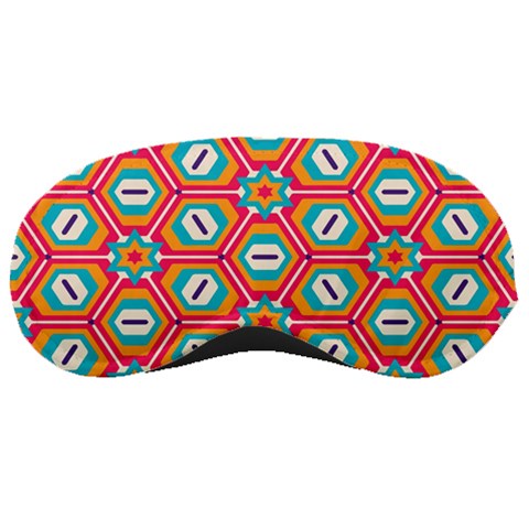 Hexagons and stars pattern                                                                Sleeping Mask from ArtsNow.com Front