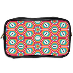 Hexagons and stars pattern                                                                Toiletries Bag (Two Sides) from ArtsNow.com Back