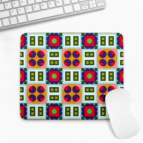 Shapes in shapes 2                                                                 Large Mousepad from ArtsNow.com Front