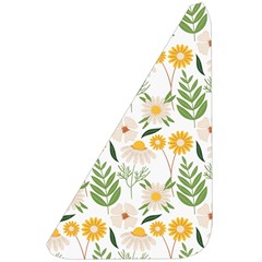 Flowers on a white background pattern                                                                 Belt Pouch Bag (Large) from ArtsNow.com Front Left