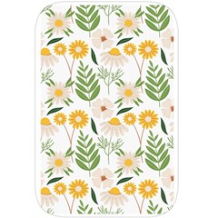 Flowers on a white background pattern                                                                 Belt Pouch Bag (Large) from ArtsNow.com Back