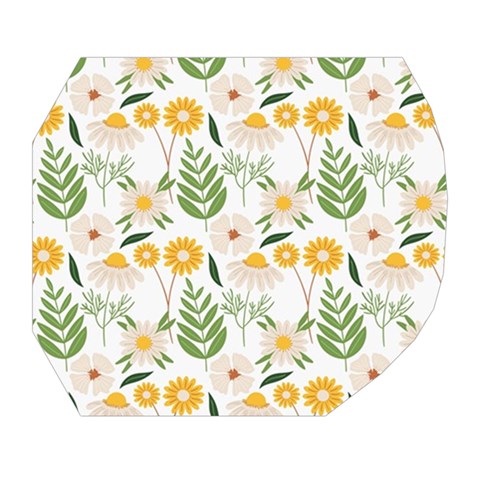 Flowers on a white background pattern                                                                 Belt Pouch Bag (Large) from ArtsNow.com Tape