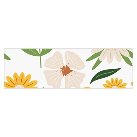 Flowers on a white background pattern                                                                 Toiletries Pouch from ArtsNow.com Hand Strap