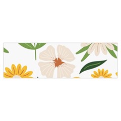 Flowers on a white background pattern                                                                 Toiletries Pouch from ArtsNow.com Hand Strap