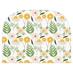 Flowers on a white background pattern                                                               Makeup Case (Medium) from ArtsNow.com Front