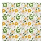 Flowers on a white background pattern                                                           Banner and Sign 4  x 4 