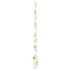 Flowers on a white background pattern                                                                    Necktie from ArtsNow.com Back