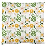 Flowers on a white background pattern                                                                   Standard Flano Cushion Case (Two Sides)