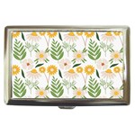 Flowers on a white background pattern                                                                    Cigarette Money Case