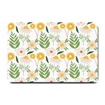 Flowers on a white background pattern                                                                    Small Doormat