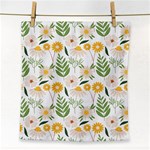 Flowers on a white background pattern                                                                    Face Towel