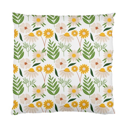 Flowers on a white background pattern                                                                   Standard Cushion Case (Two Sides) from ArtsNow.com Front