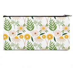 Flowers on a white background pattern                                                                   Pencil Case from ArtsNow.com Back