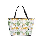 Flowers on a white background pattern                                                                    Classic Shoulder Handbag