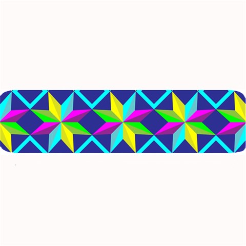 Colorful stars pattern                                                                    Large Bar Mat from ArtsNow.com 32 x8.5  Bar Mat