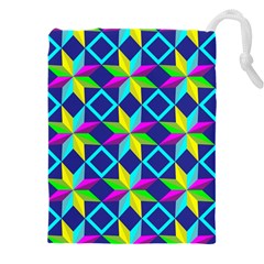 Colorful stars pattern                                                                 Drawstring Pouch (5XL) from ArtsNow.com Front