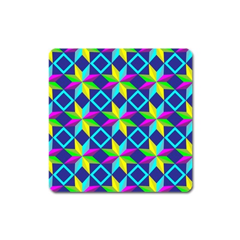 Colorful stars pattern                                                                     Magnet (Square) from ArtsNow.com Front