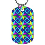 Colorful stars pattern                                                                     Dog Tag (One Side)