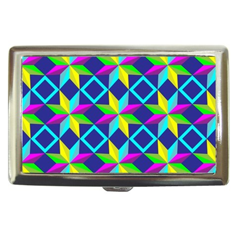 Colorful stars pattern                                                                     Cigarette Money Case from ArtsNow.com Front