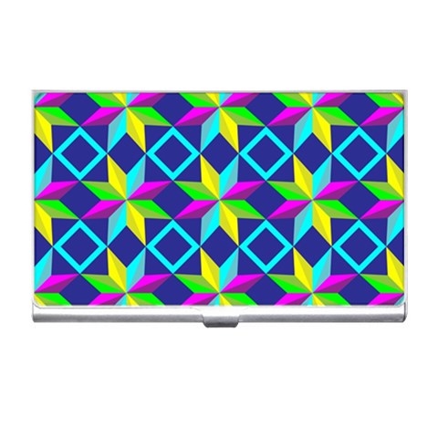 Colorful stars pattern                                                                     Business Card Holder from ArtsNow.com Front