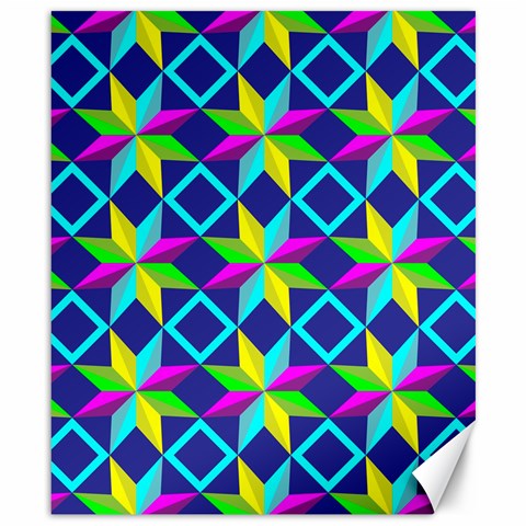 Colorful stars pattern                                                                     Canvas 8  x 10  from ArtsNow.com 8.15 x9.66  Canvas - 1