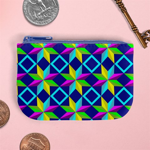 Colorful stars pattern                                                                    Mini Coin Purse from ArtsNow.com Front