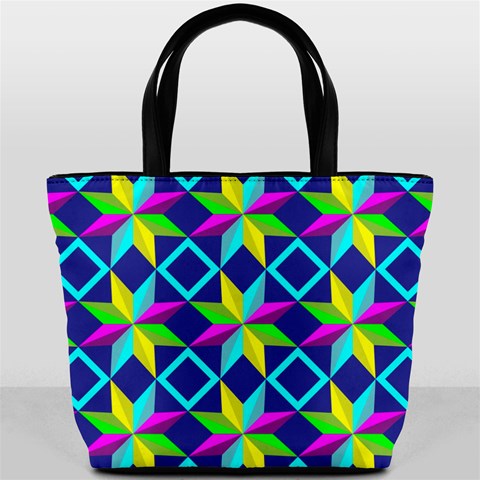 Colorful stars pattern                                                                     Bucket Bag from ArtsNow.com Front