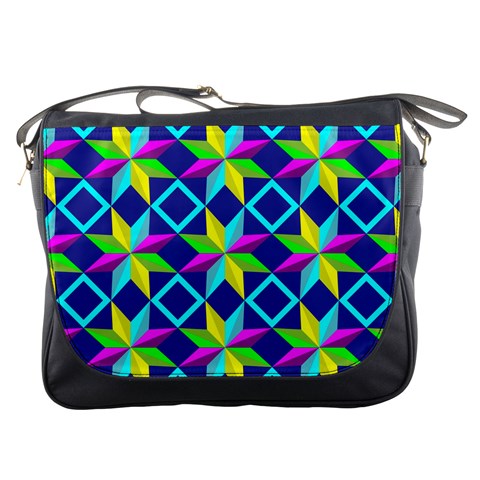 Colorful stars pattern                                                                     Messenger Bag from ArtsNow.com Front