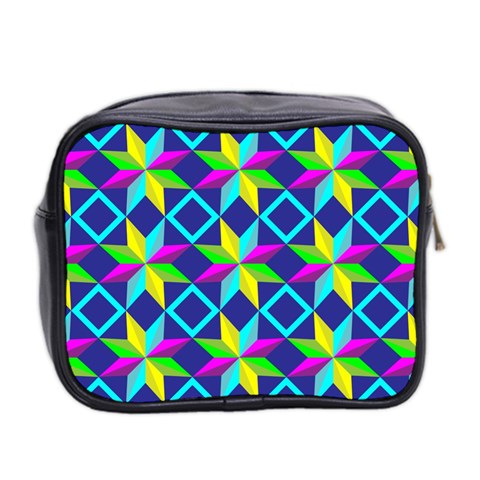 Colorful stars pattern                                                                     Mini Toiletries Bag (Two Sides) from ArtsNow.com Back