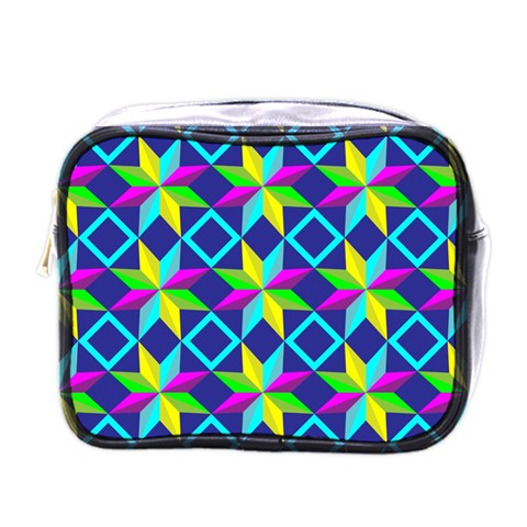 Colorful stars pattern                                                                     Mini Toiletries Bag (One Side) from ArtsNow.com Front