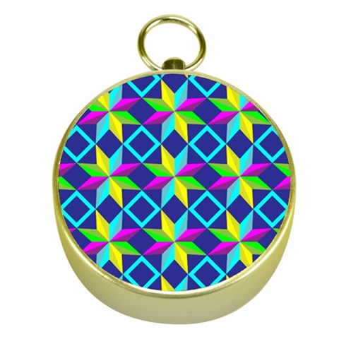 Colorful stars pattern                                                                     Gold Compass from ArtsNow.com Front