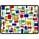 Colorful rectangles                                                                     Fleece Blanket