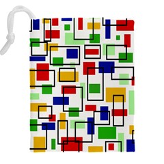 Colorful rectangles                                                                  Drawstring Pouch (5XL) from ArtsNow.com Back