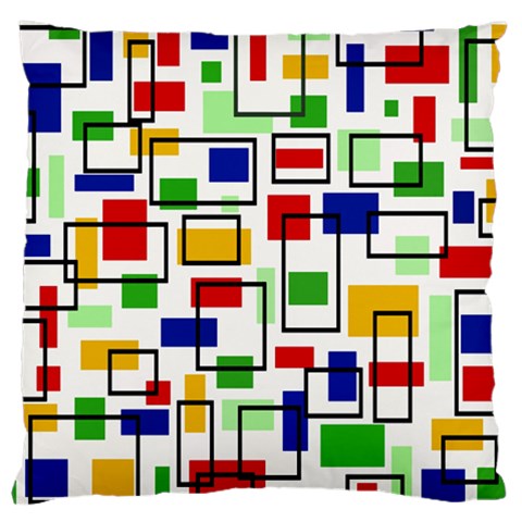 Colorful rectangles                                                                     Standard Flano Cushion Case (Two Sides) from ArtsNow.com Front