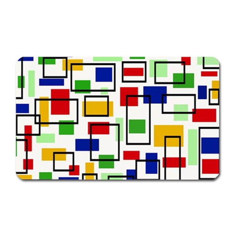 Colorful rectangles                                                                      Magnet (Rectangular) from ArtsNow.com Front