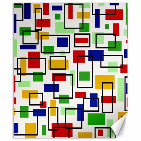 Colorful rectangles                                                                      Canvas 8  x 10  from ArtsNow.com 8.15 x9.66  Canvas - 1