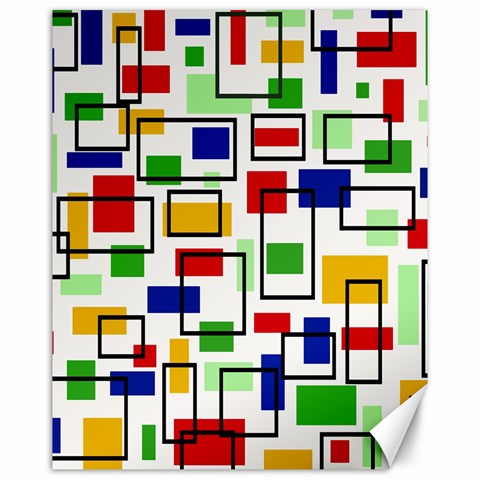 Colorful rectangles                                                                      Canvas 16  x 20  from ArtsNow.com 15.75 x19.29  Canvas - 1