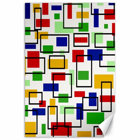 Colorful rectangles                                                                      Canvas 24  x 36  from ArtsNow.com 23.35 x34.74  Canvas - 1