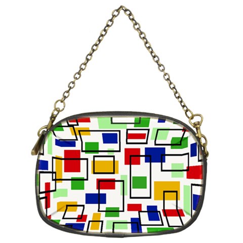 Colorful rectangles                                                                      Chain Purse (Two Sides) from ArtsNow.com Front