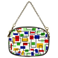 Colorful rectangles                                                                      Chain Purse (Two Sides) from ArtsNow.com Front