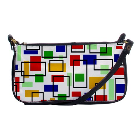 Colorful rectangles                                                                      Shoulder Clutch Bag from ArtsNow.com Front