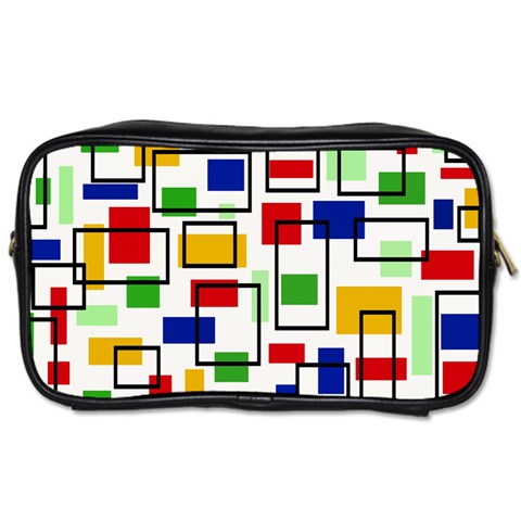 Colorful rectangles                                                                      Toiletries Bag (Two Sides) from ArtsNow.com Front