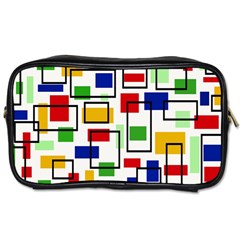 Colorful rectangles                                                                      Toiletries Bag (Two Sides) from ArtsNow.com Front